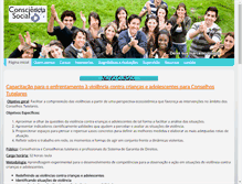 Tablet Screenshot of conscienciasocial.net